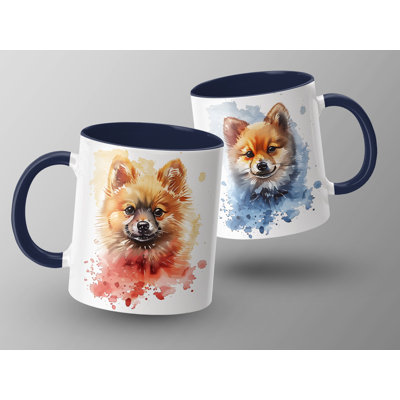 Pomeranian Dog Art Design 11oz Coffee Mug