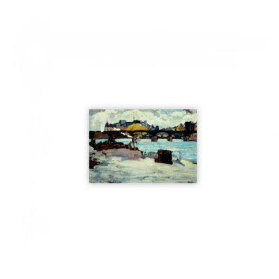 Impression sur toile 24 x 20 po Rustic Blue
