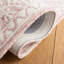Tapis rose / ivoire en laine touffeté à la main Kyndall-1231015243