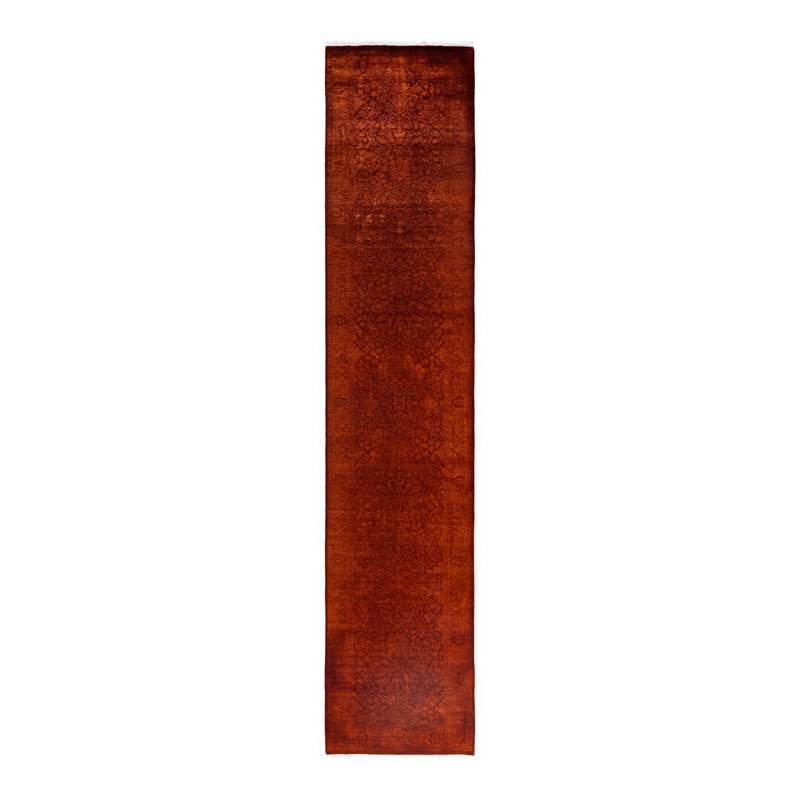 Ismelda One-of-a-Kind 2' 7" X 12' 4" Hand Knotted Area Rug