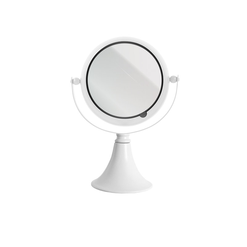 Analogue Battery Tabletop Clock White