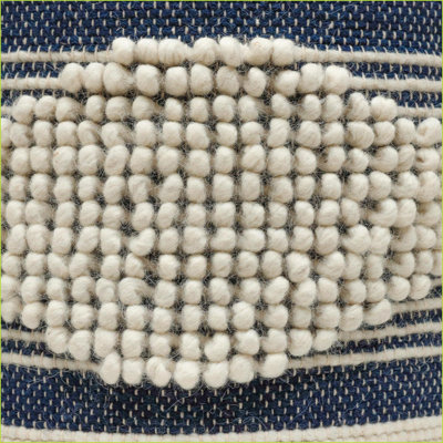 Pouf, Cylindrical Handcrafted | &amp; Teal 16x16 | Fabric | Teal