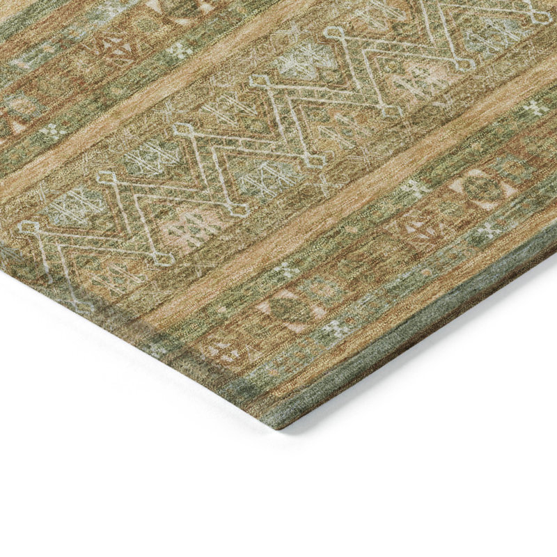 Tapis intérieur / extérieur lavable à la machine Claudian ACN1644, Rectangle 9' x 12'