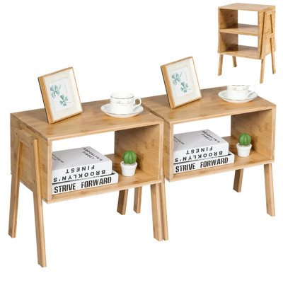 Bartlett 43cm W Solid Wood Bedside Table