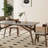 Modern natural rock plate rectangular dining table-202373063