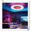 Ventilateurs de plafond RVB avec lumières, ventilateurs de plafond intelligents avec éclairage ambiant rétroéclairé et télécommande