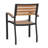 Metal Outdoor Stacking Dining Armchair
