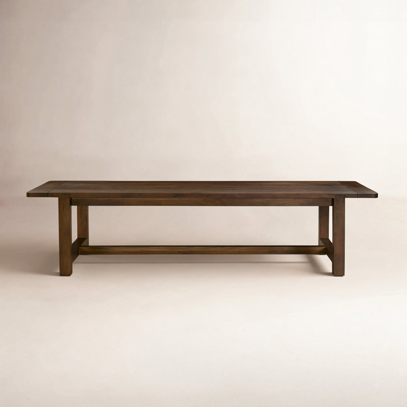 Wilson Solid Wood Dining Table, 30”H x 120”L x 40”W