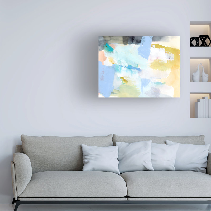 «Abstracted Spring II» sur toile, H 14 po x l 19 po