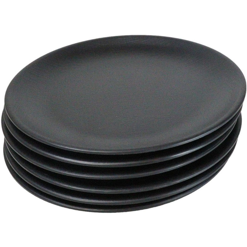 Ensemble de 6 assiettes à dîner rondes en mélamine de 10 po