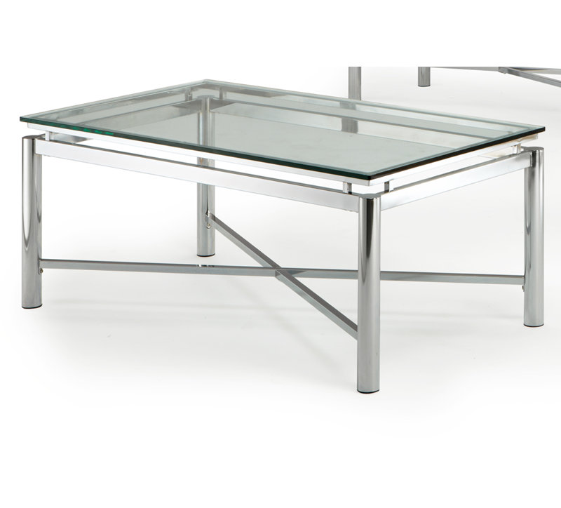 Delara Glass Top Coffee Table