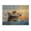 Impression sur bois, Forges Boat Seascape Impression V-235795065