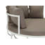 Lit de jour d'extérieur en aluminium avec coussins Pangea Home Aella-18257522