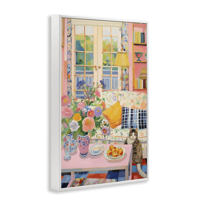 Invité invité, art de la giclée par LSR Design Studio, H 30 po x l 20 po, Estampe numérique encadrée blanc bord de mer