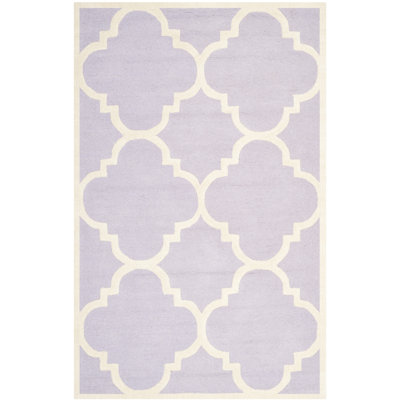 Sanyla Hand Tufted Wool Geometric Rug