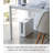 Tower Yamazaki Home Rolling Cable Management Cord Power Strip/Surge Protector Storage Organizer-71484638