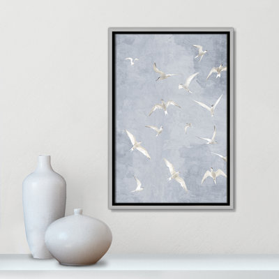 Flight Light Grey Print by Kimberly Allen