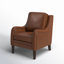 Fauteuil en cuir véritable l 27,56 po Amberlie-82266556