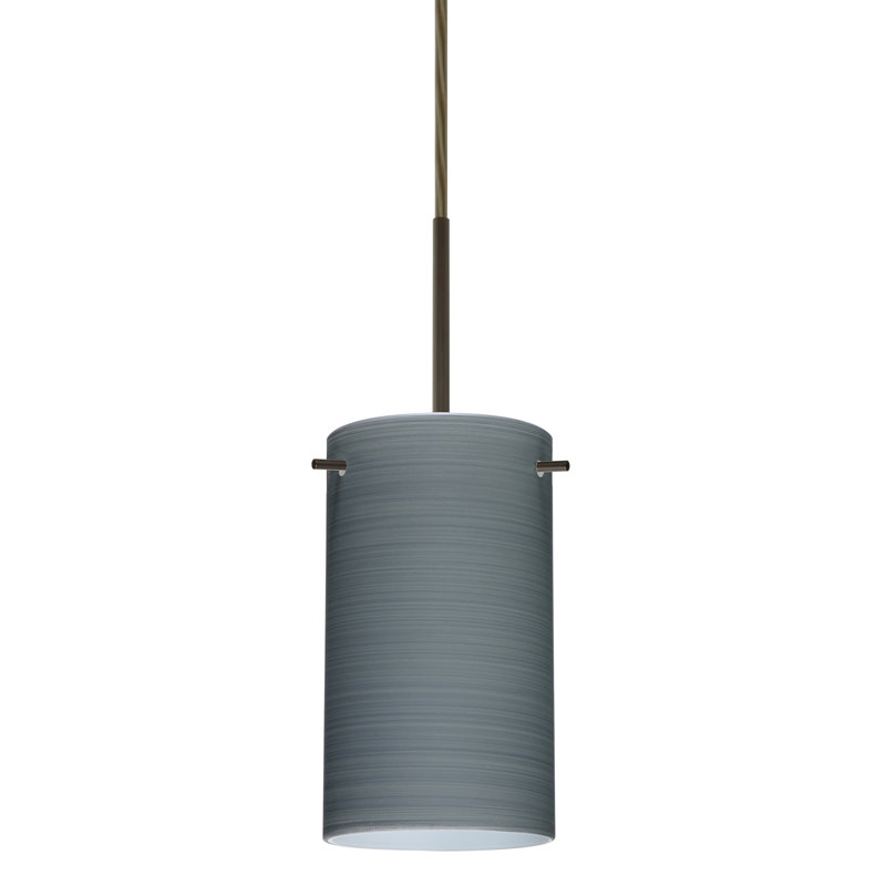 Martinson 1 - Light Single Pendant, Bronze, Opal Matte, Incandescent or Xenon