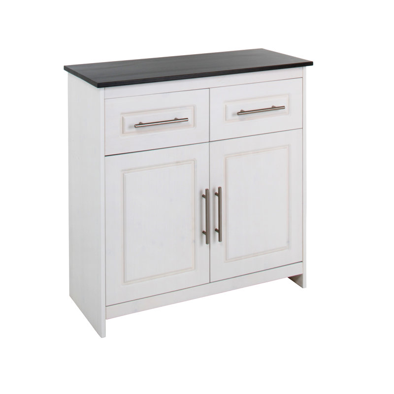 Dehaan Solid Wood Standard Accent Accent Chest, White