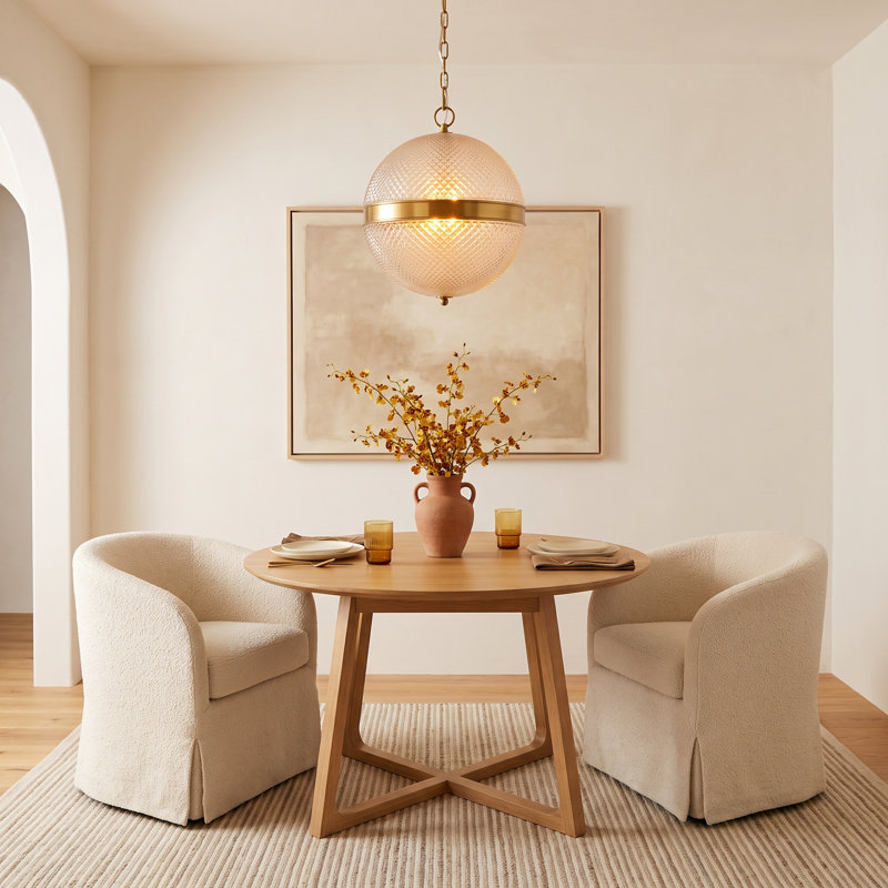 Curryville 15 Pendant, Burnished Brass