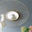 Set Of 3 Wall Mirror Abstract Designed Wall Mirrors With Gold Frame