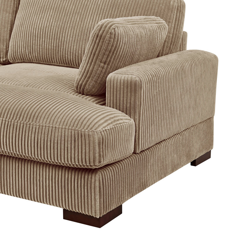 Causeuse avec deux coussins décoratifs