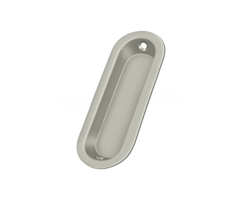 Poignée encastrée Deltana, Nickel brossé