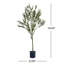 Aarav Faux Olive Tree Tree in Pot-419188840