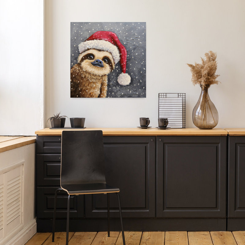 Art urbain contemporain Merry Sloth, H 18 po x l 18 po