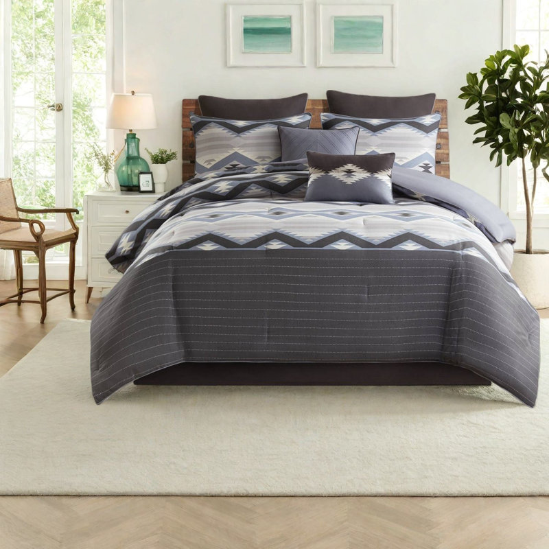 Piece Queen Bedding Sets, Polyester Rustic Modern Comfort For Home