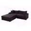 Canapé avec 2 coussins décoratifs et un repose-pieds, Canapé Comfy Sofa-129691927