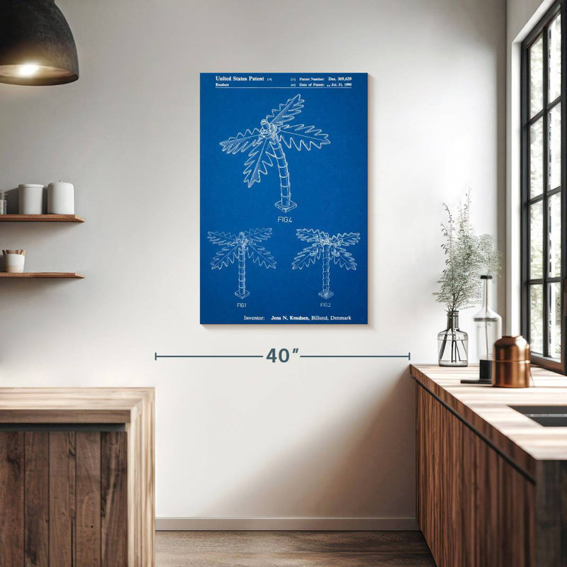 Blueprint Lego Tree Laelle Poster, 39" H x 26" W