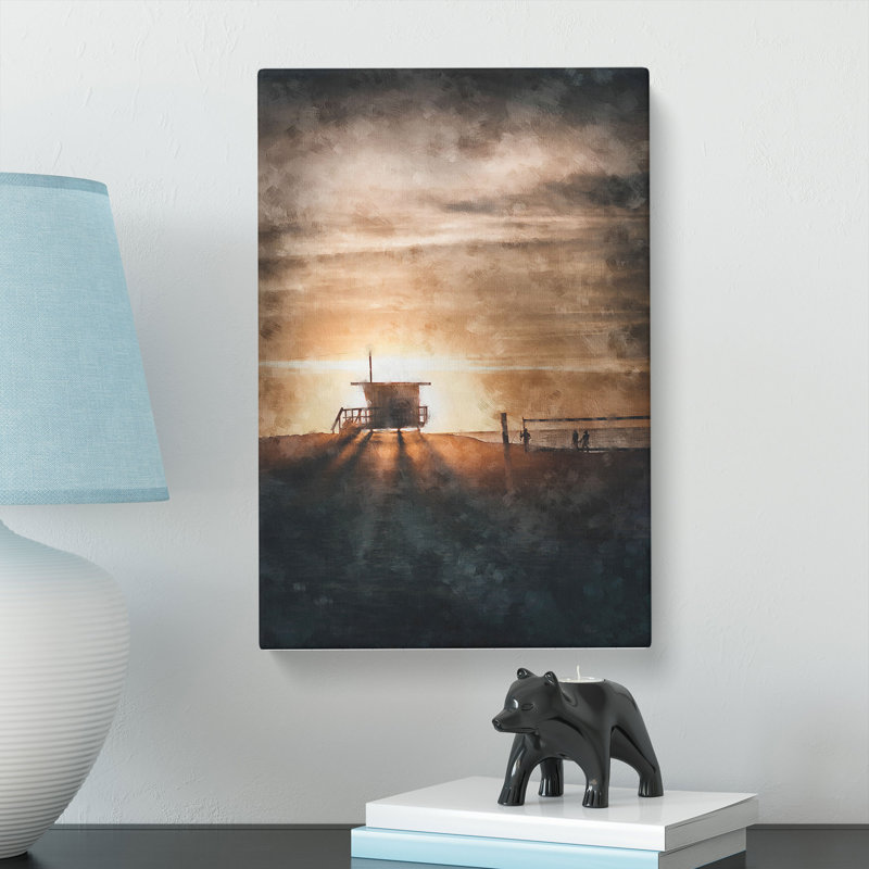 Volleyball On The Beach - Wrapped Canvas, 45cm H x 30cm W x 4cm D