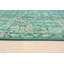 Tapis de zone en laine 5 pi 5 po x 8 pi noué la 1990 one-of-kind- "à la main-i 1990 kosak Bevis