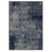Beanland Abstract Navy and Slate Blue Distressed Velvet Area Rug