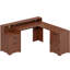 Commode 6 tiroirs de 63 po de largeur avec tablettes, grande commode pour la chambre à coucher, rangement pour garde-robe en bois, meuble télé moderne pour le salon, brun cerise-1529768932