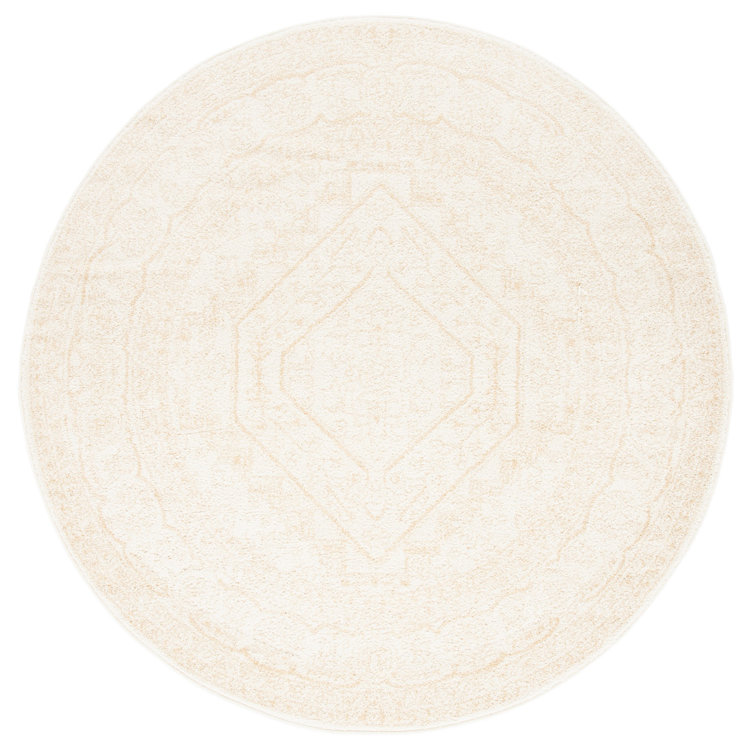 Wadlington Oriental Ivory/Beige Area Rug