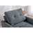 Hannah 35 Inch Woven Convertible Armchair, Comfortable And Versatile Sofa Bed For Modern Living Spaces-1498520056