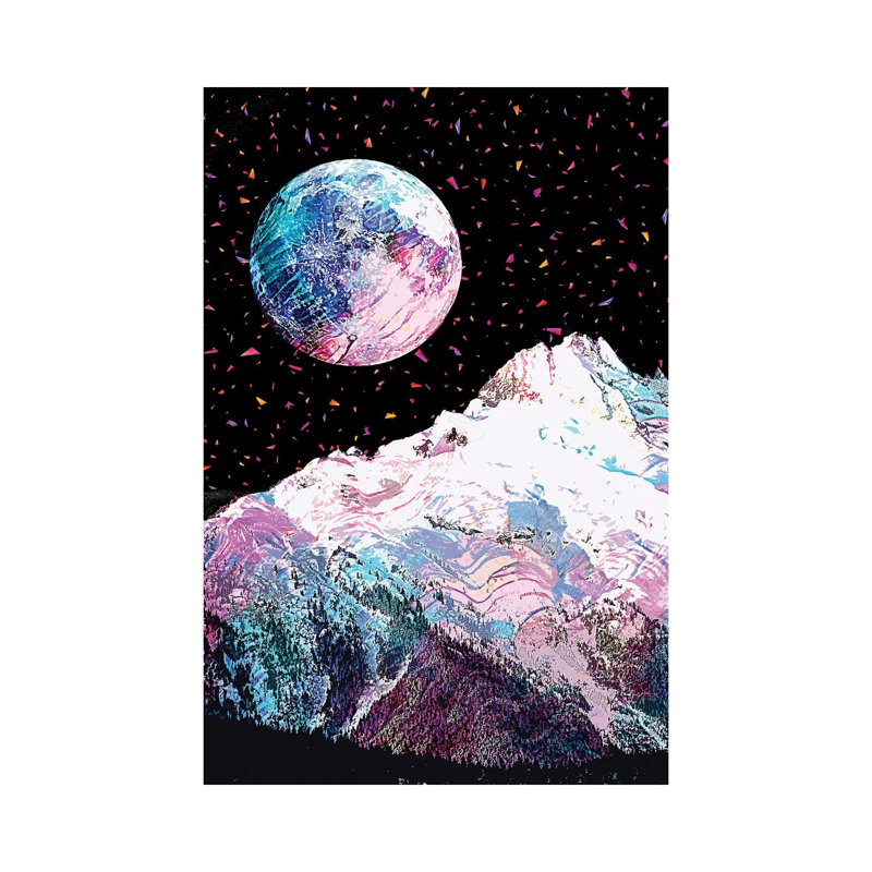 Full Moon XVII by Gab Fernando - Wrapped Canvas Print, 20.32 cm H x 30.48 cm W