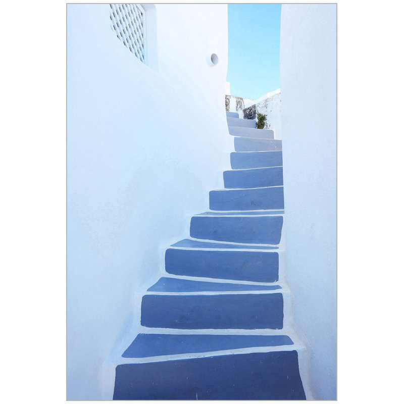 Santorini Stairs by Lillian August