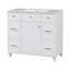 Meuble-lavabo avec lavabo en céramique, tablettes réglables et 3 tiroirs-320437261-320437260