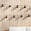 Walthall 120" Outdoor 10 - Bulb Standard String Light (End to End Connectable)