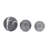 Marble Inspired Orbs for Living Room Decor - Decorative Ceramic Accent for Entryway Table, Shelf, or Home Decor - Set of 3, Gray-2137247190