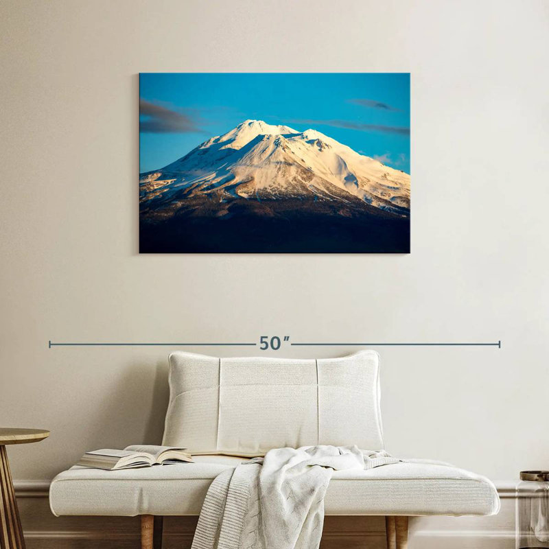 Mont enneigé Alvord Mont Shasta, H 24 po x l 36 po