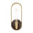 Ahmadou Steel Flush Mounted Sconce-911366082