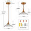 Lustre bronze antique avec abat-jour texturé-130769848