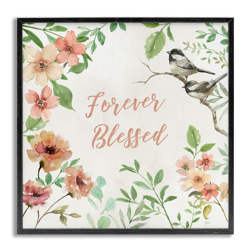Estampe numérique «Forever Blessed» par Nan, H 12 po x l 12 po, Estampe numérique Farmhouse