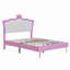 Cadre de lit princesse avec lumières DEL-750310626