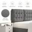 Tête de lit tapissier à hauteur ajustable de 39 po à 44 po-777556530-777556526
